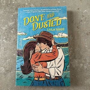 Paperback copy Done and Dusted by Lyla Sage